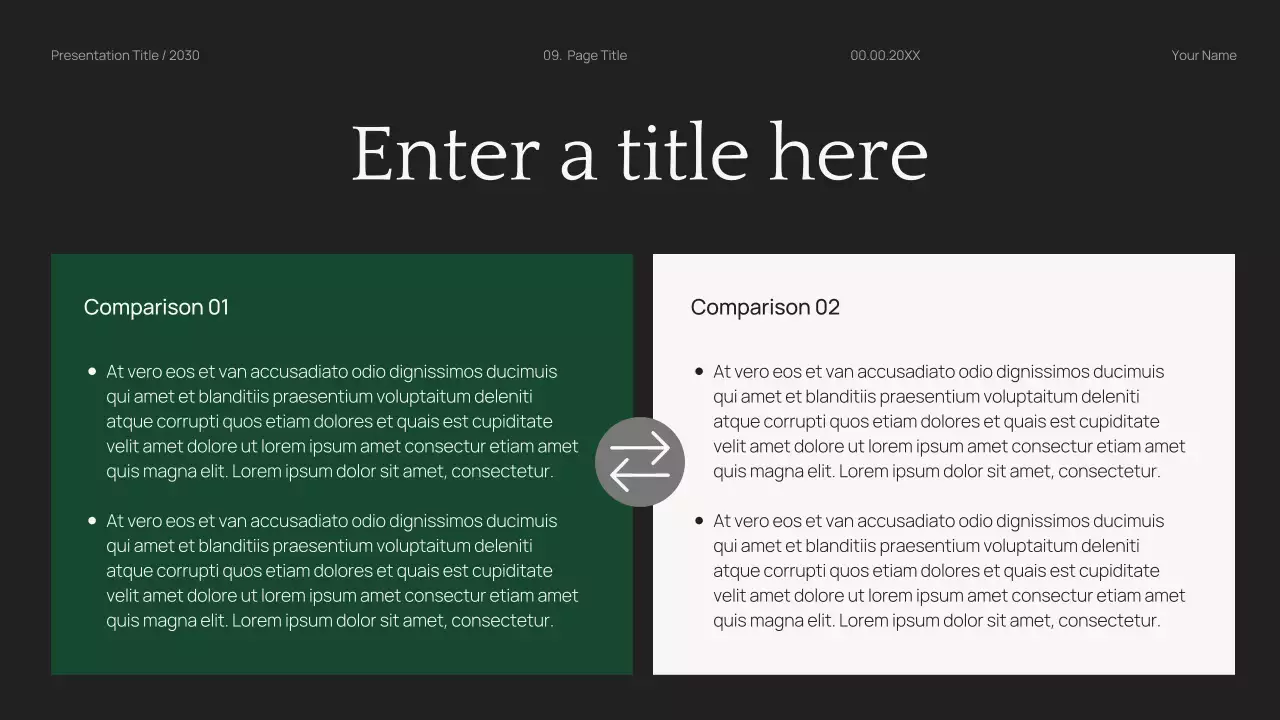 Black Modern Finance Planner Presentation