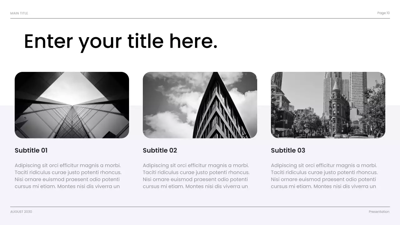 Black Modern Business Presentation