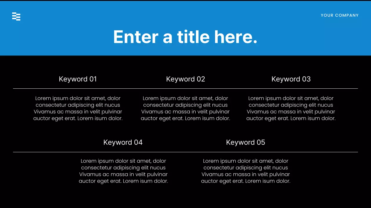 Black Modern Sales Presentation