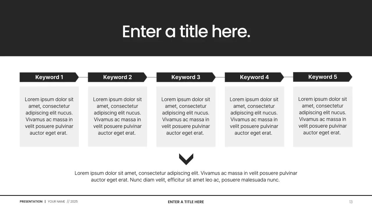 Black Modern Budget Planner Document Presentation