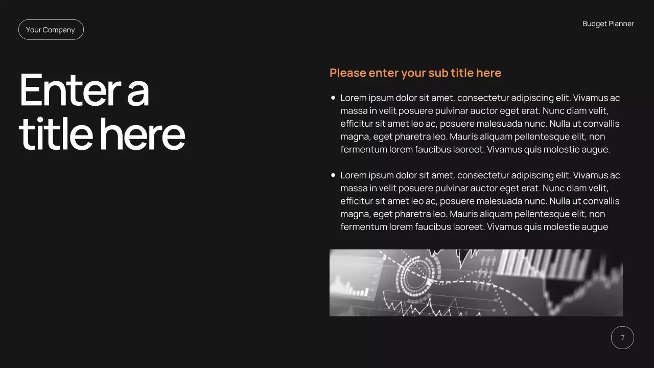 Black Modern Finance Planner Presentation