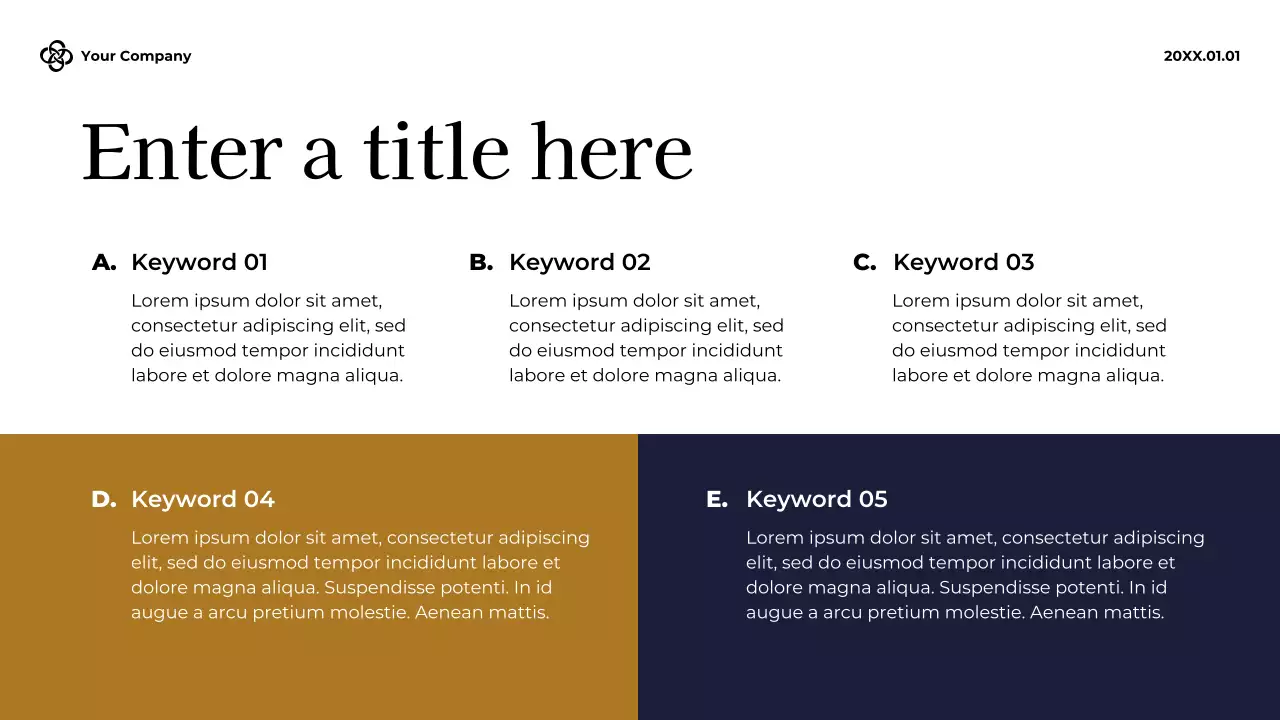 Blue Modern Budget Presentation