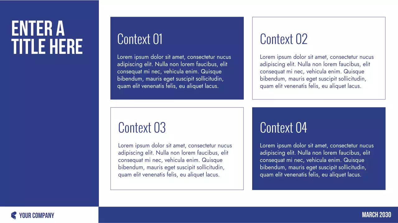 Blue Professional Finance Planner Presentation