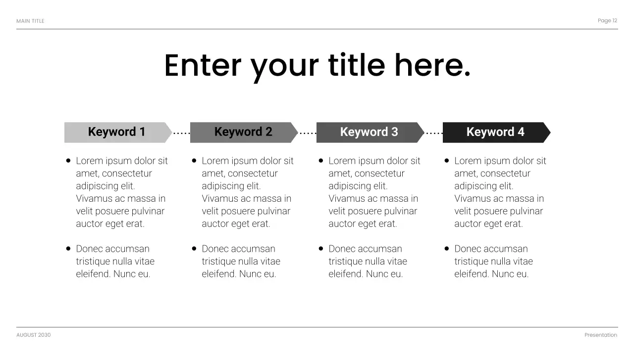 Black Modern Business Presentation