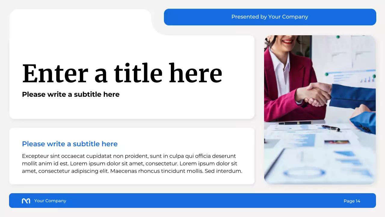 Blue Modern Finance Promotion Presentation