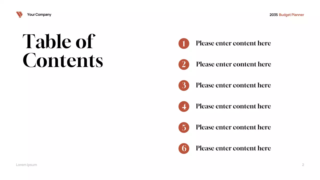 Black Modern Budget Planner Presentation