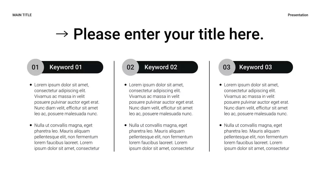 Black Modern Sales Presentation