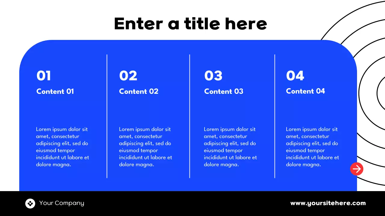 Blue Modern Financial Report Presentation