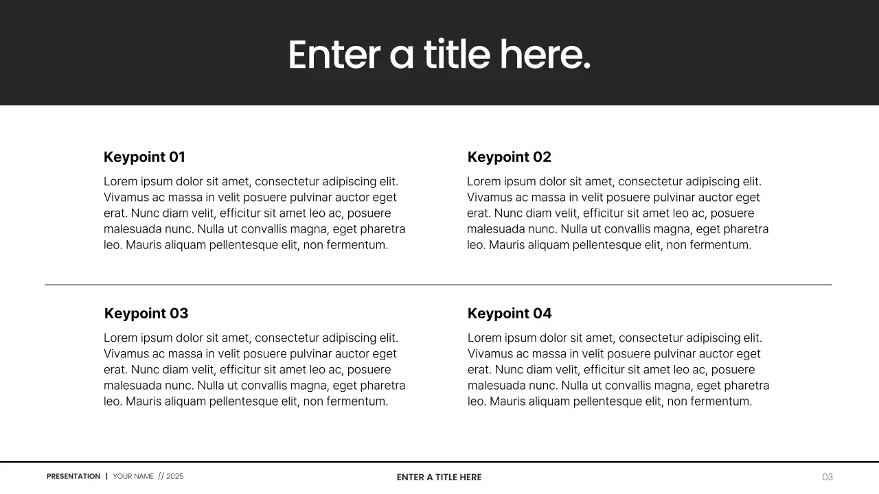 Black Modern Budget Planner Document Presentation