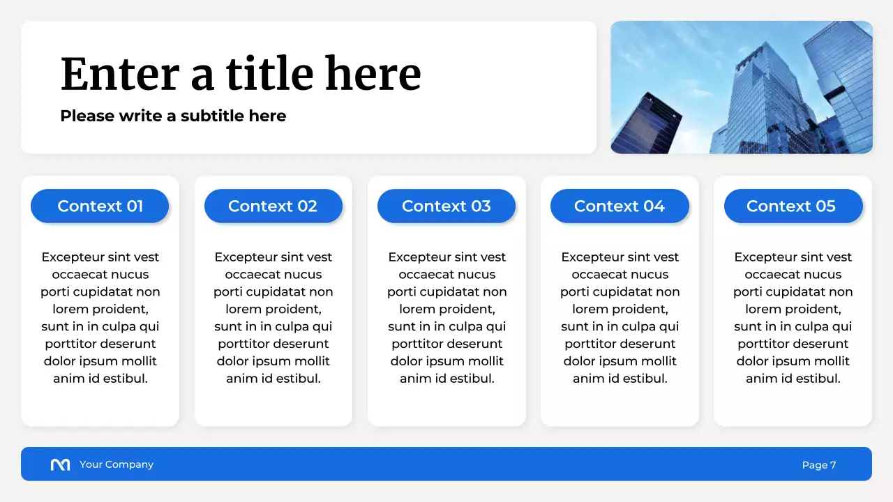 Blue Modern Finance Promotion Presentation