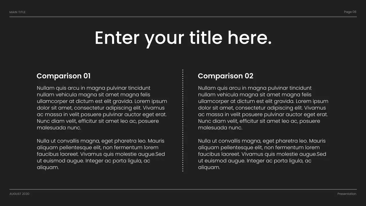 Black Modern Business Presentation