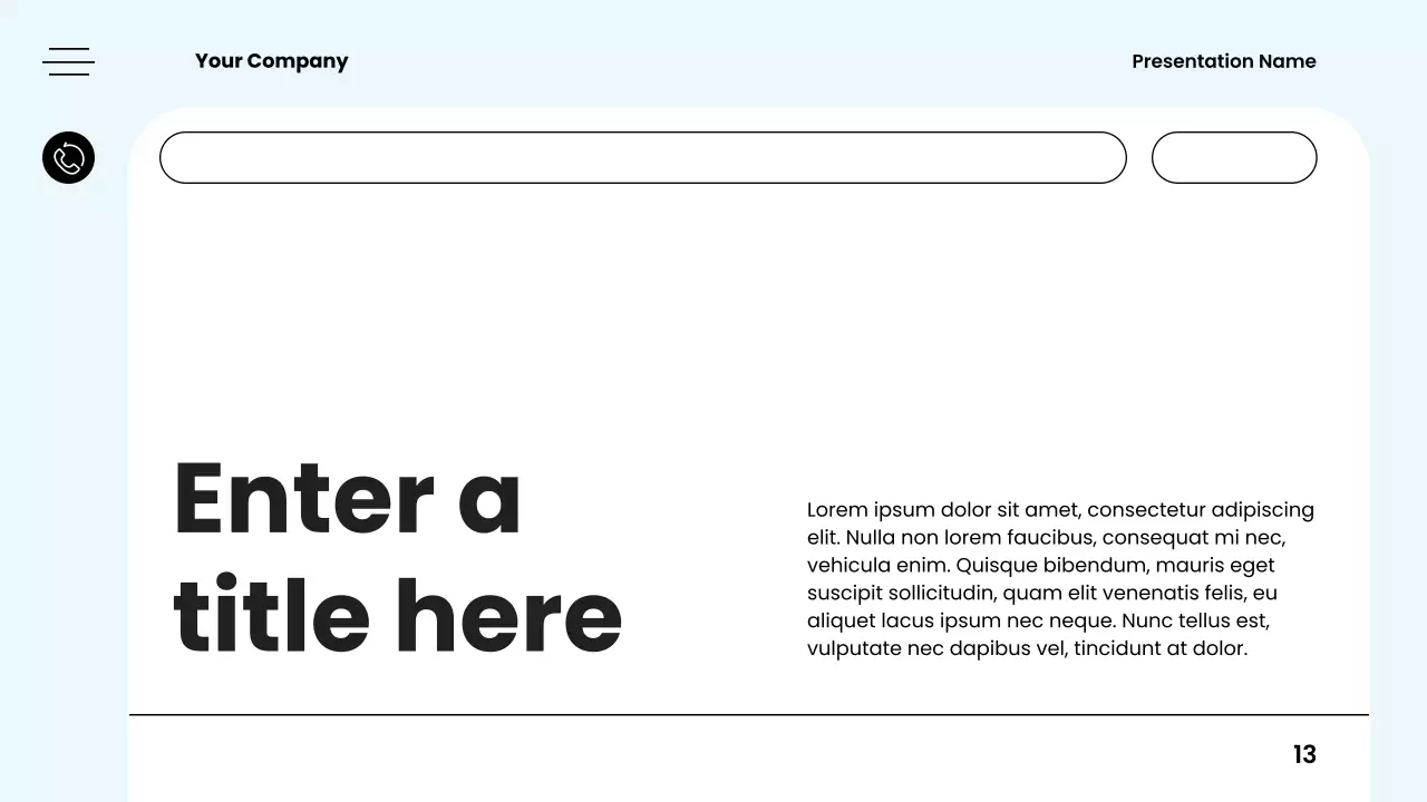 Blue Minimal Budget Planner Presentation