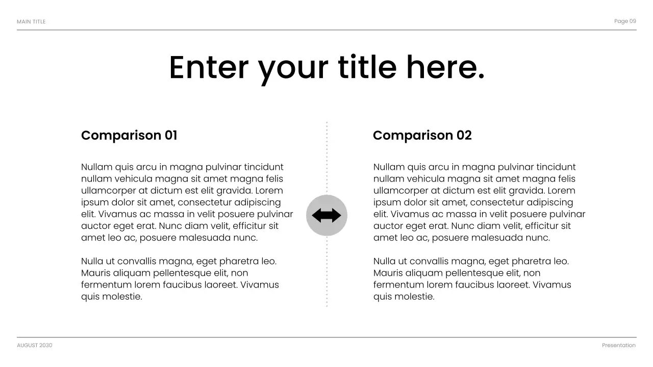 Black Modern Business Presentation