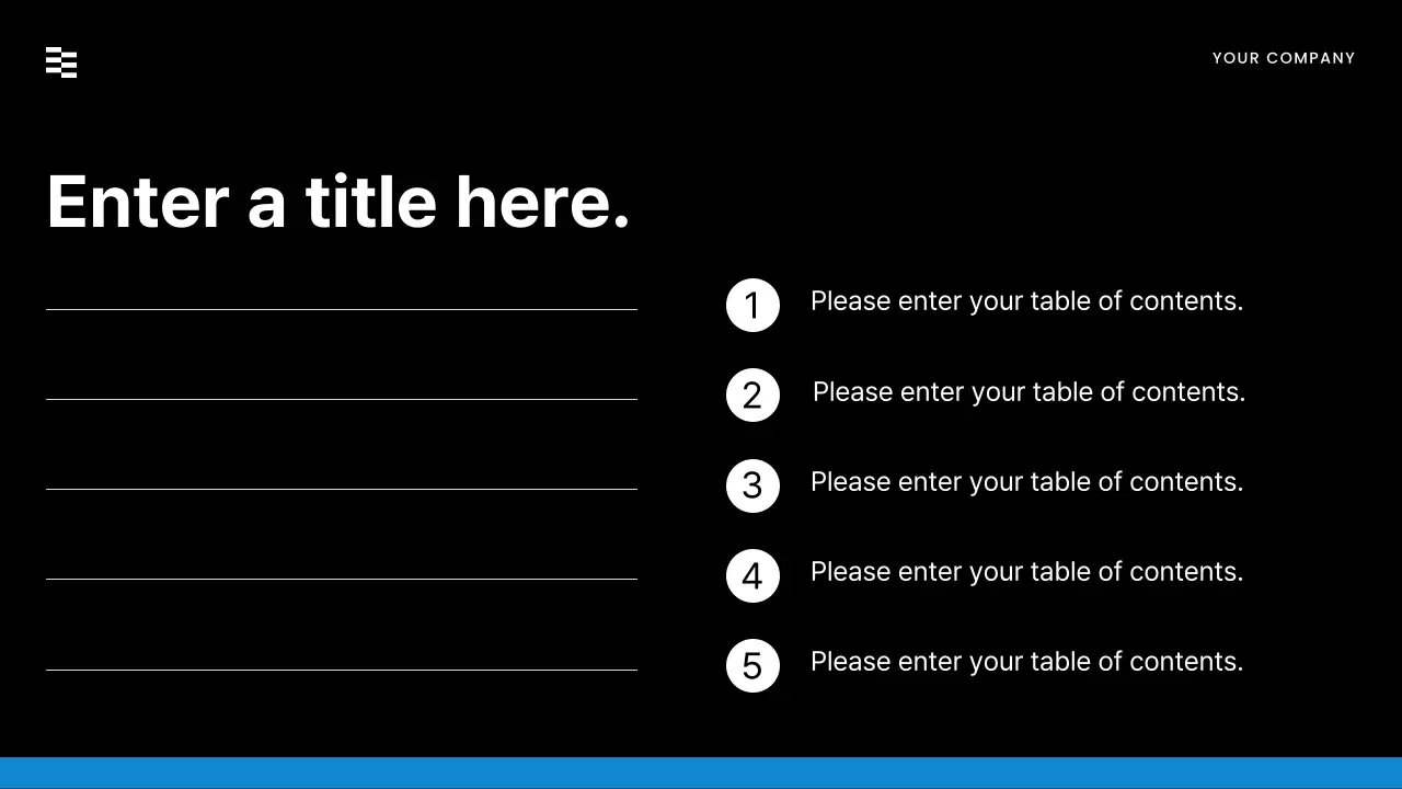 Black Modern Sales Presentation