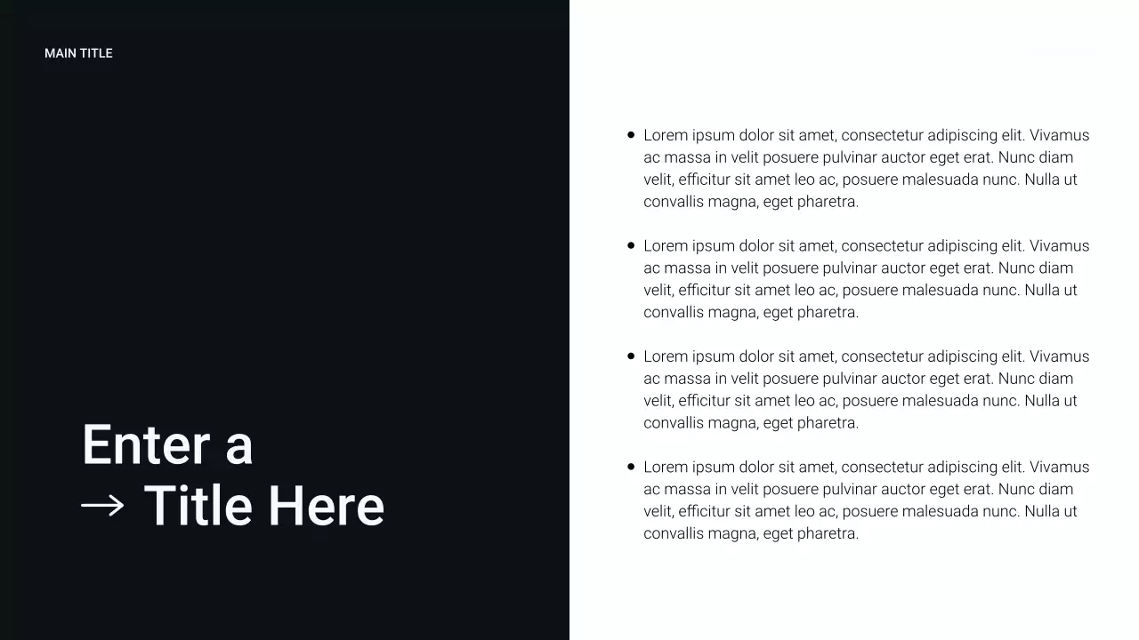 Black Modern Sales Presentation