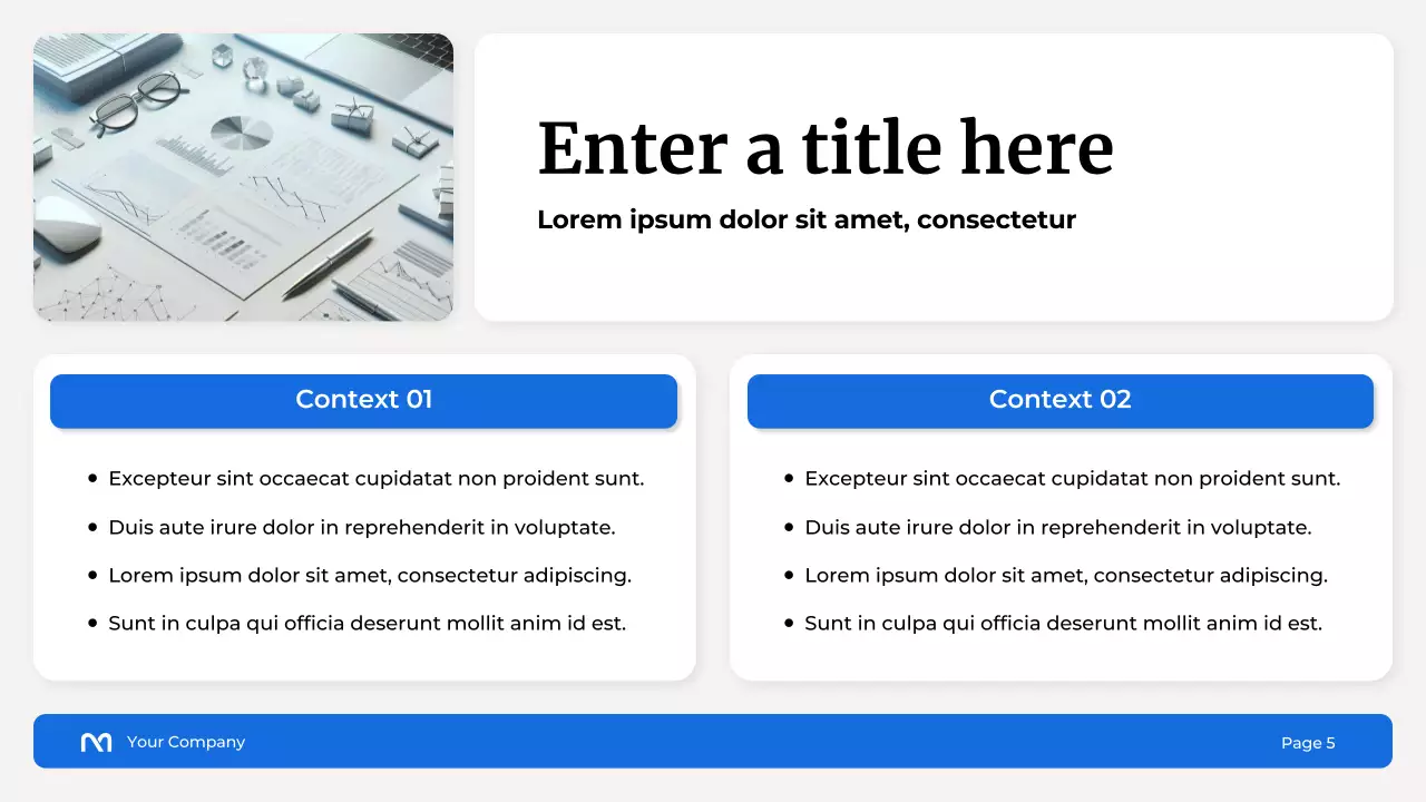 Blue Modern Finance Promotion Presentation