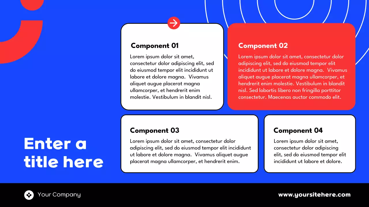 Blue Modern Financial Report Presentation