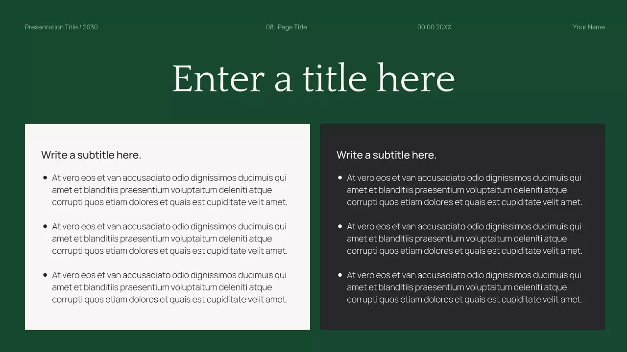 Black Modern Finance Planner Presentation