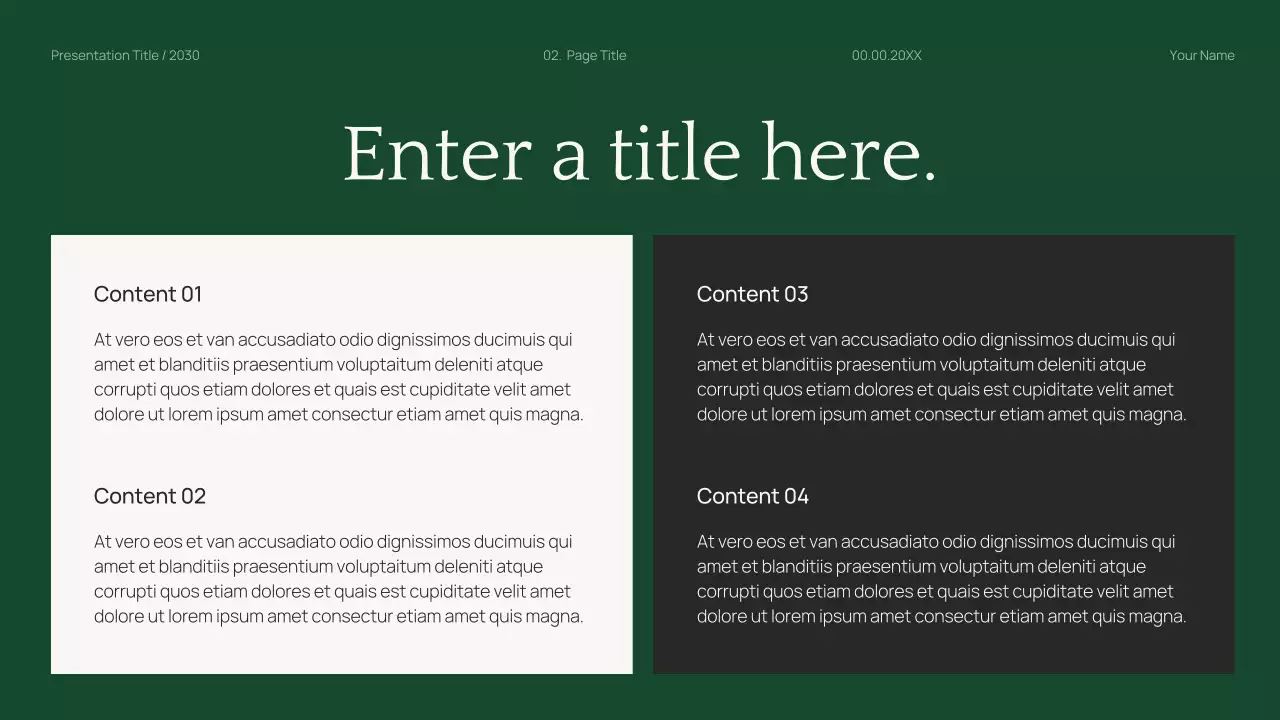 Black Modern Finance Planner Presentation