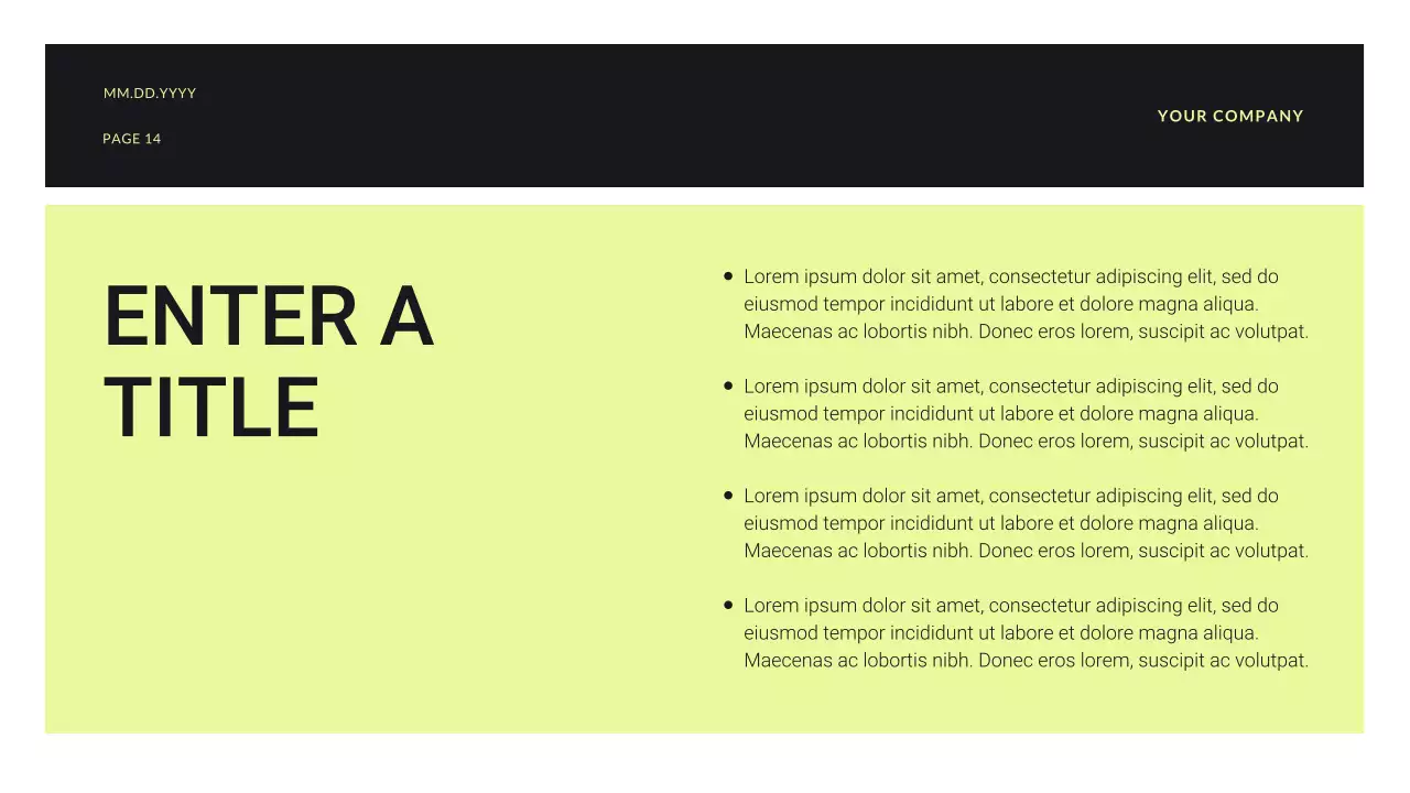 Black Modern Budget Planner Presentation