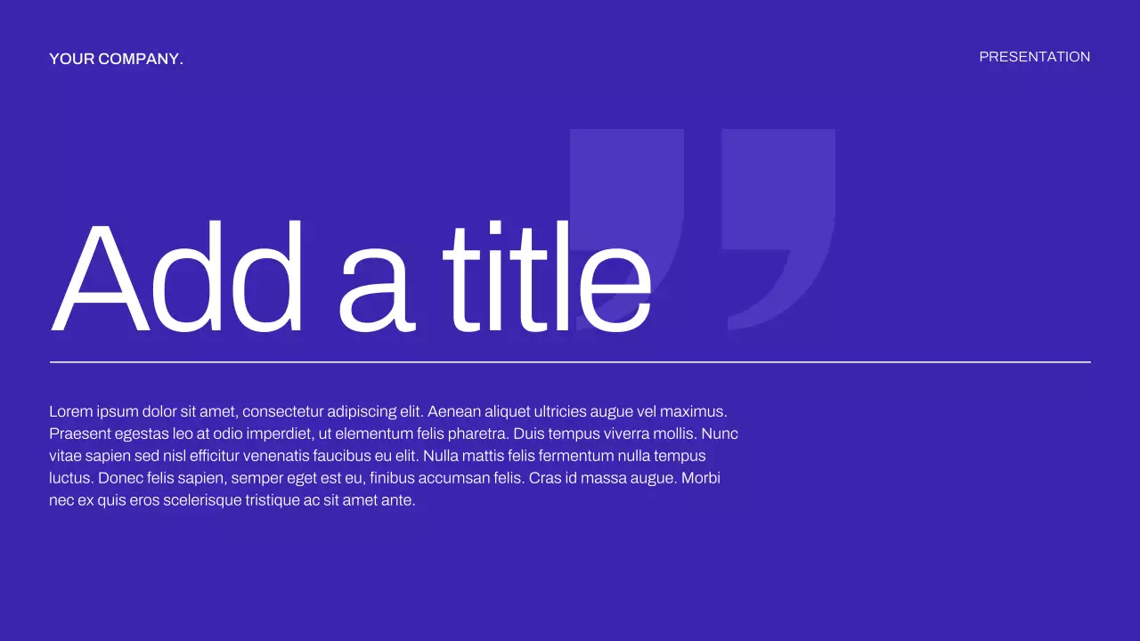 Blue Modern Finance Planner Presentation