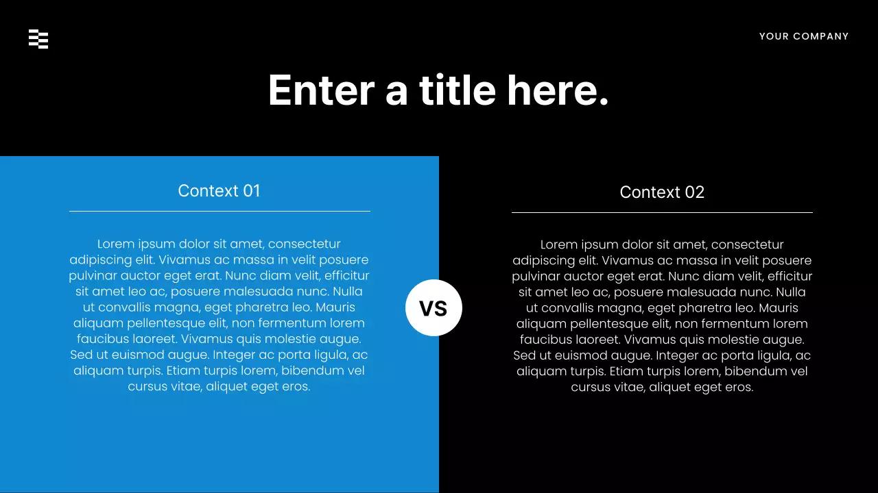 Black Modern Sales Presentation