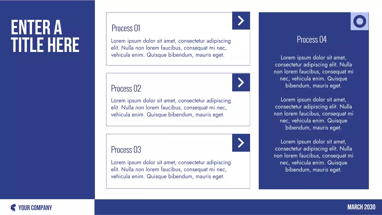 Blue Professional Finance Planner Presentation