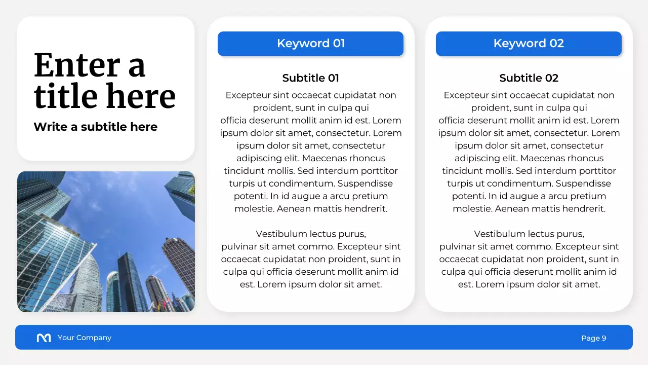 Blue Modern Finance Promotion Presentation