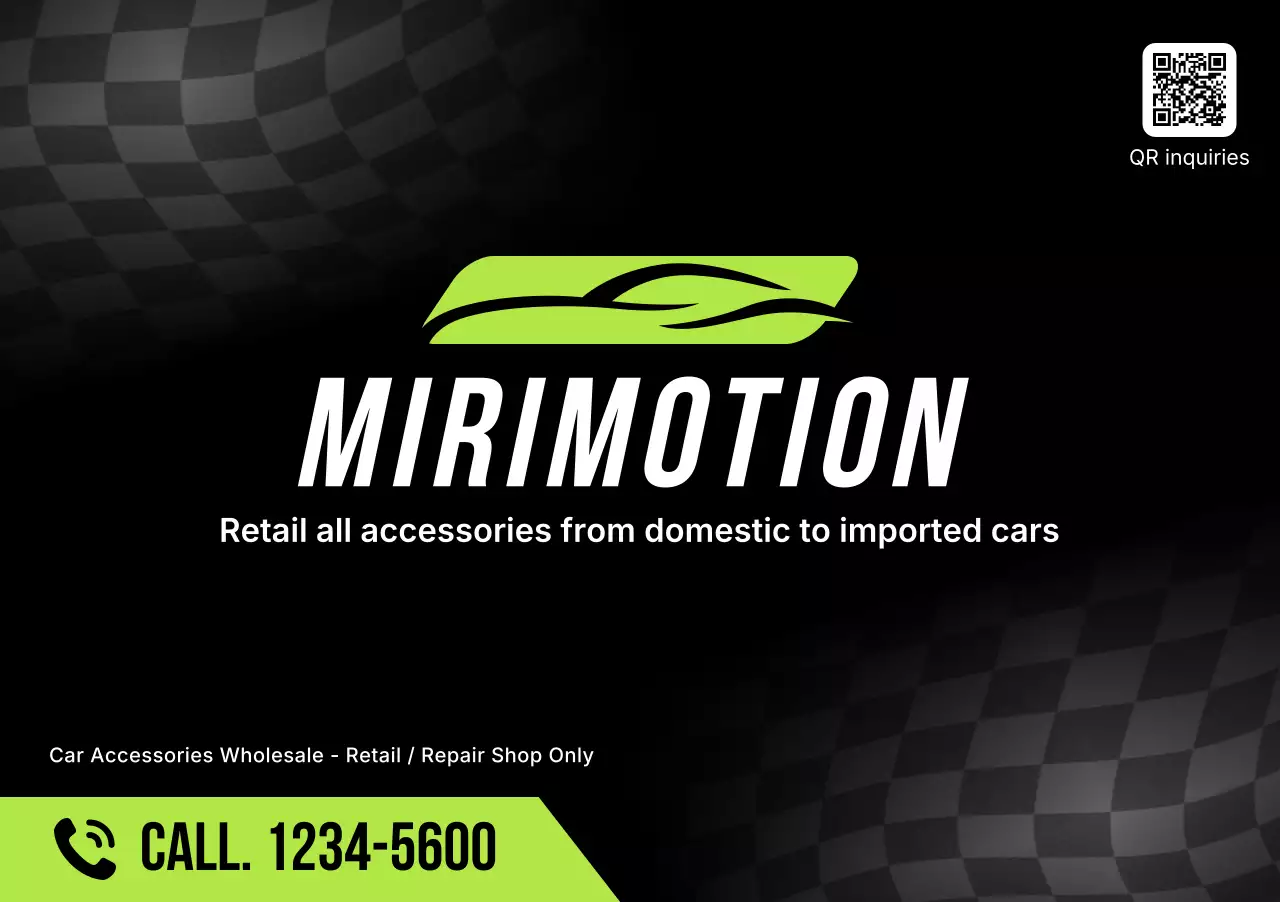 quảng cáo xe hơi hiện đại màu đen