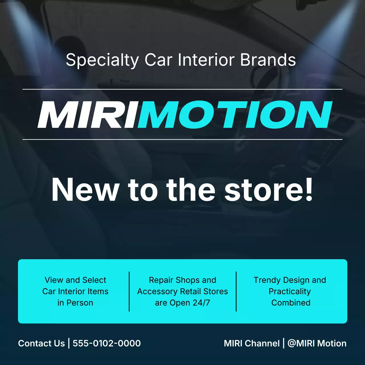 propaganda de carro moderno azul