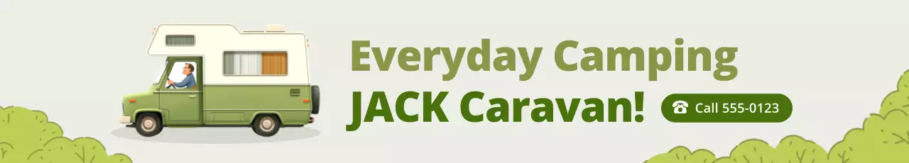 propaganda de acampamento retrô verde