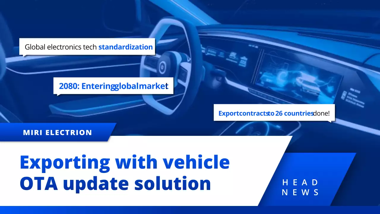 pengumuman berita kendaraan modern biru