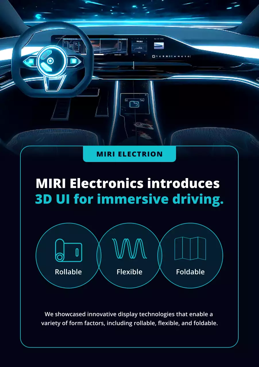 blue futuristic automotive promotion