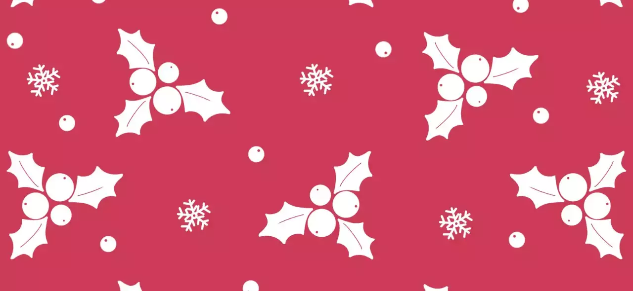 빨강 심플 크리스마스 포장지