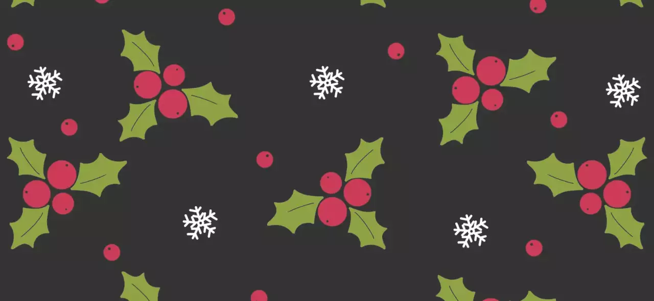 검정 심플 크리스마스 포토프레임