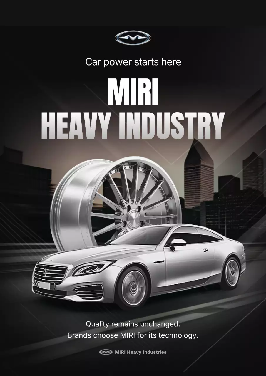 black modern automotive advertisement