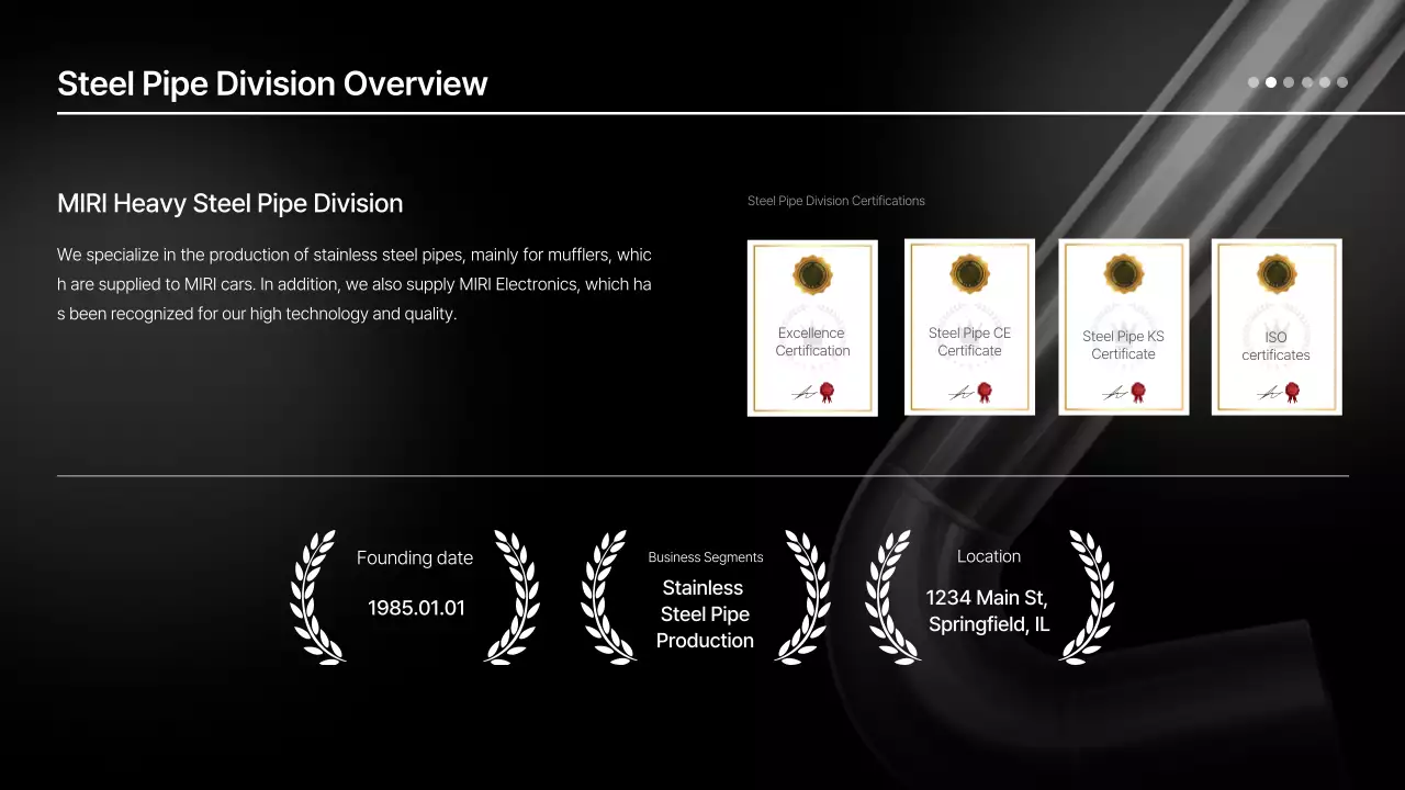 brosur otomotif modern berwarna hitam