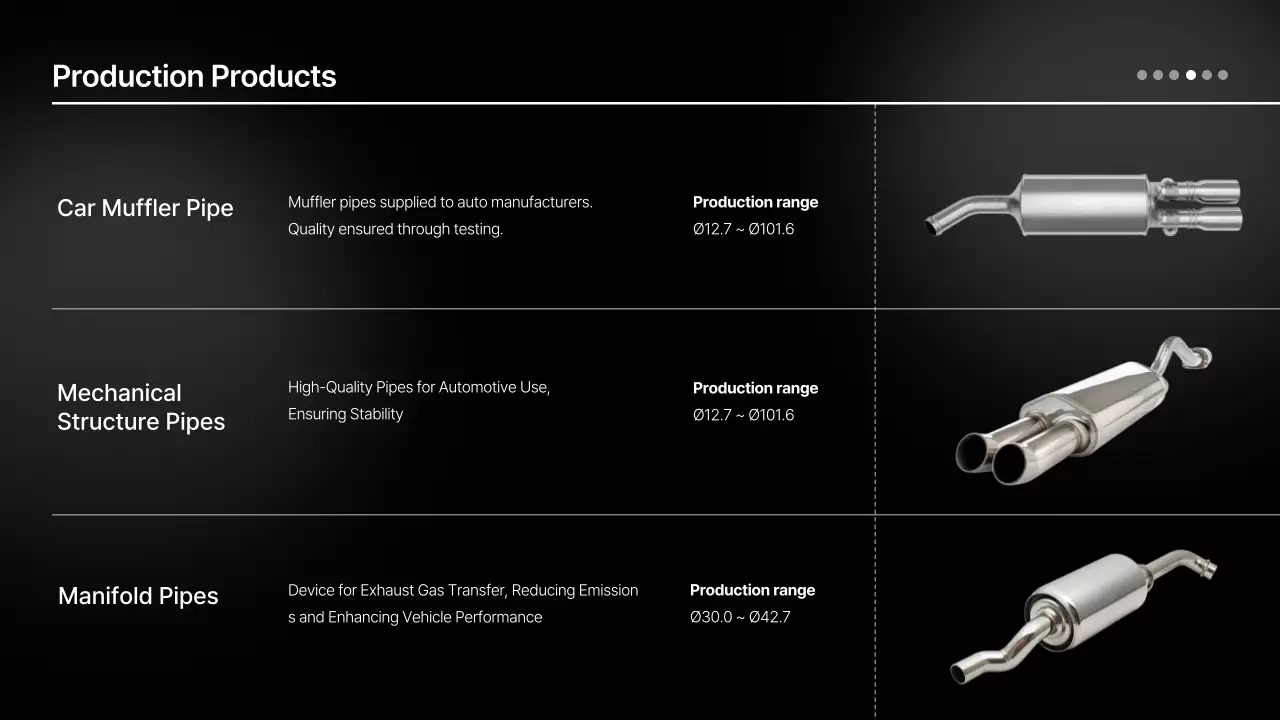 brosur otomotif modern berwarna hitam