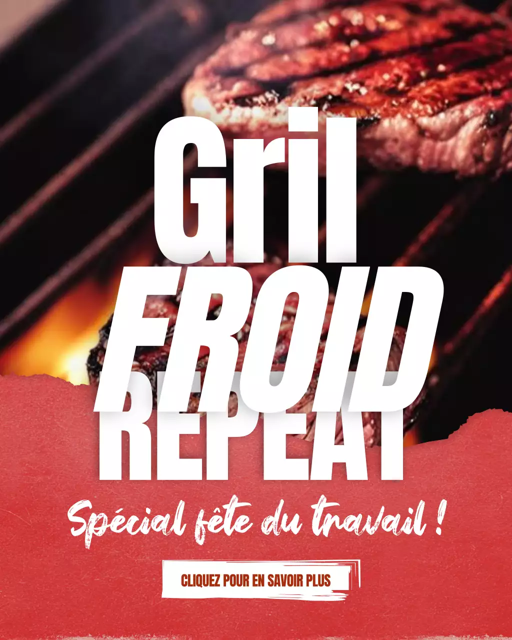 Publication Instagram promotionnelle pour un food truck rétro