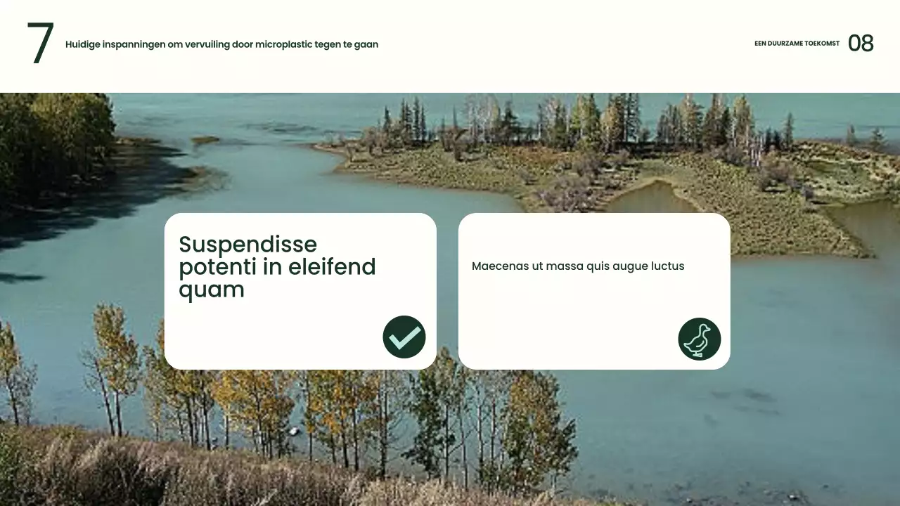 Presentatie Groene Moderne Duurzaamheid