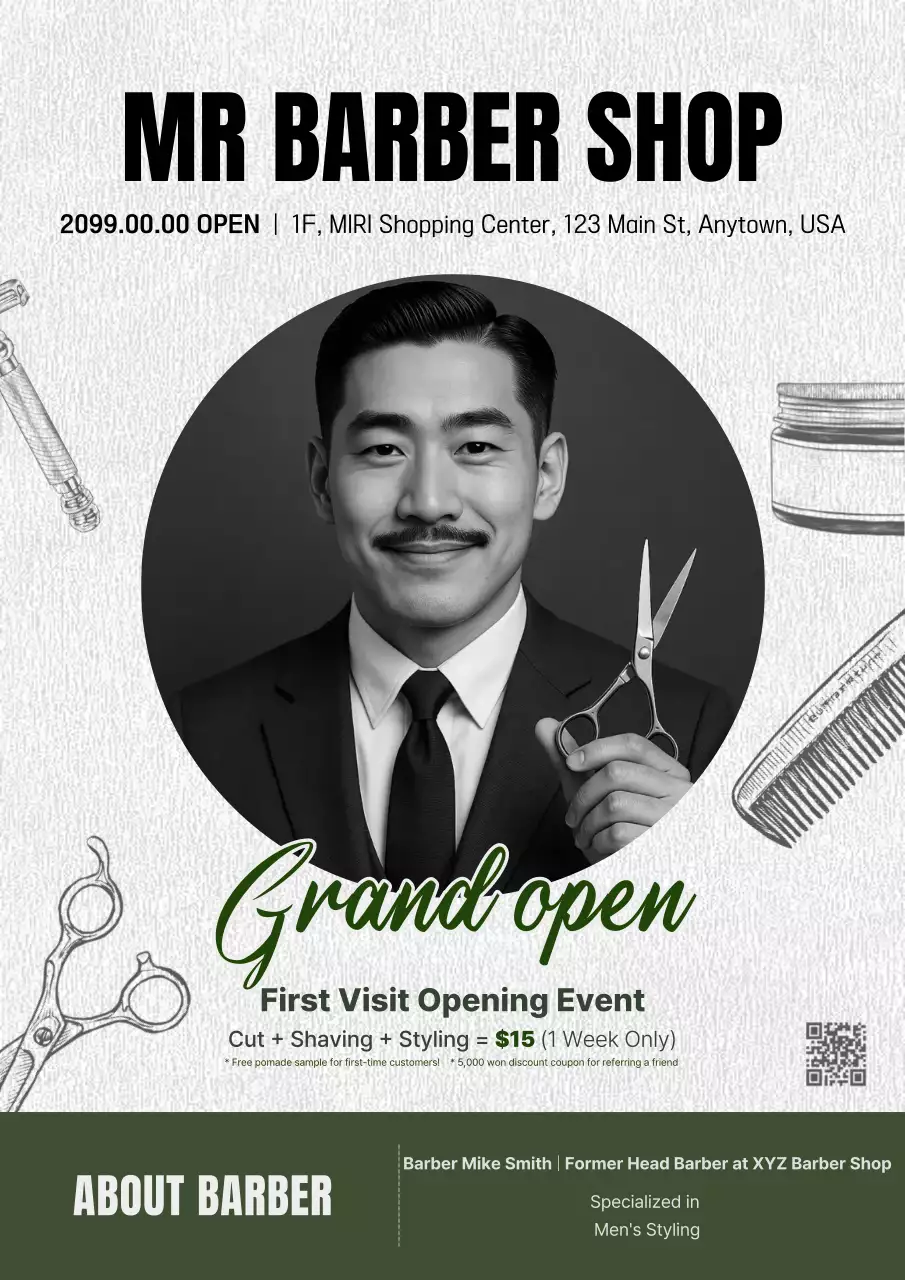 Sự kiện khai trương tiệm cắt tóc Gray Vintage