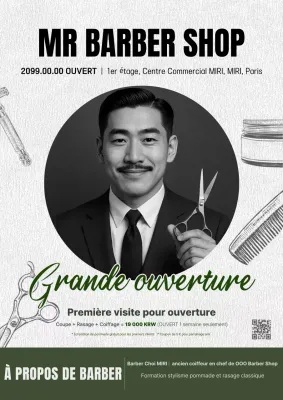 Inauguration officielle du salon de coiffure Gray Vintage