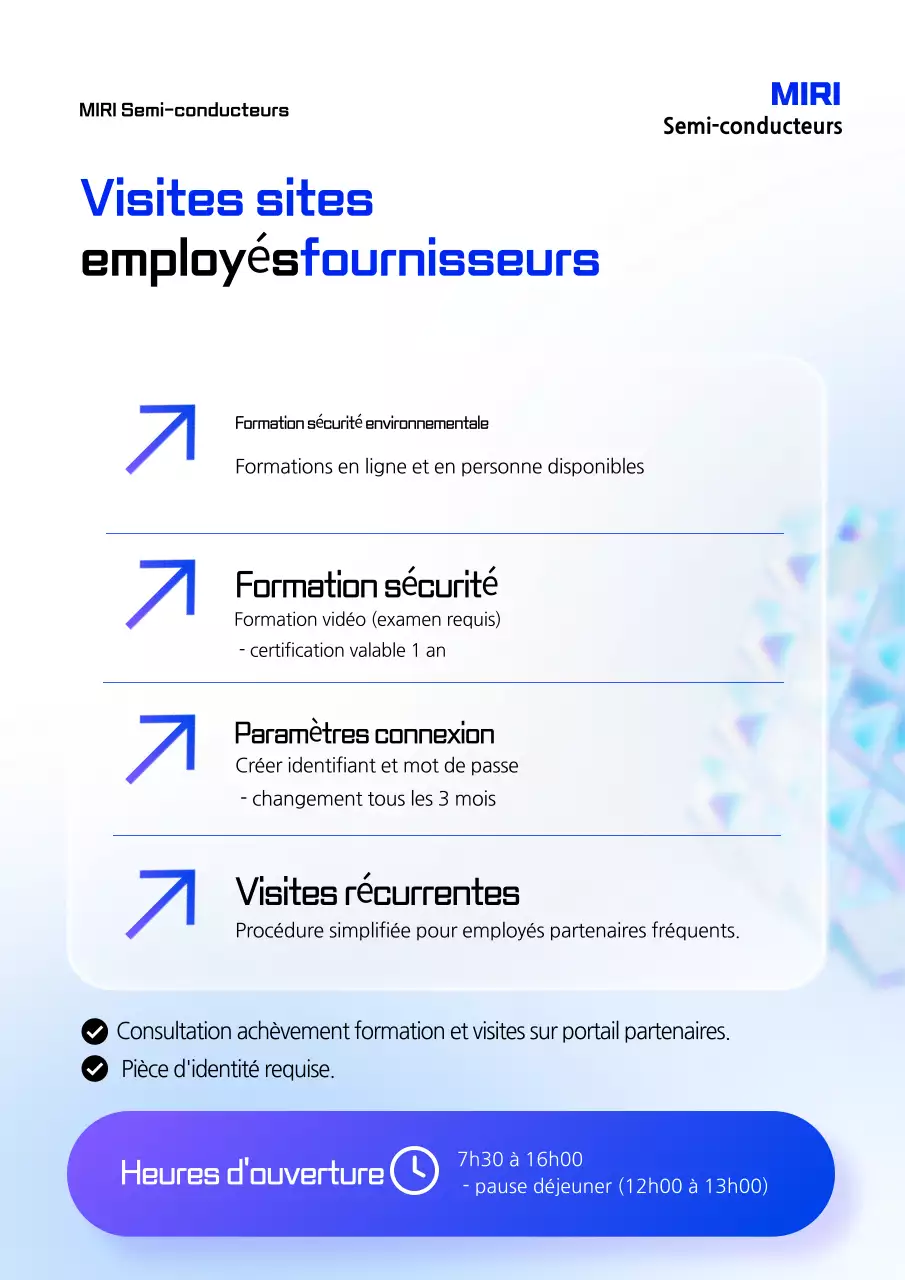 Guide de visite du site Blue Clean Business