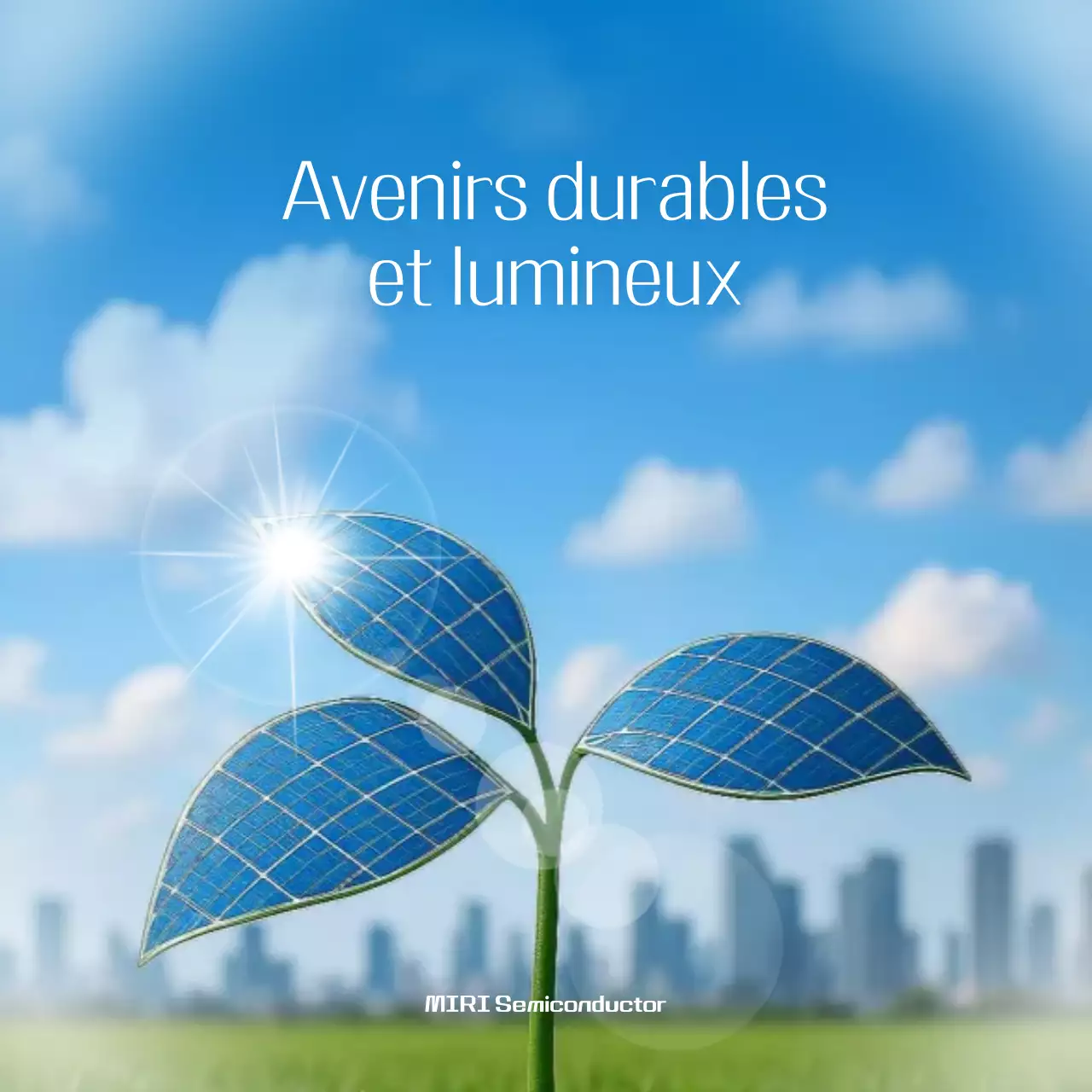 Campagne de protection de l'environnement Blue Modern