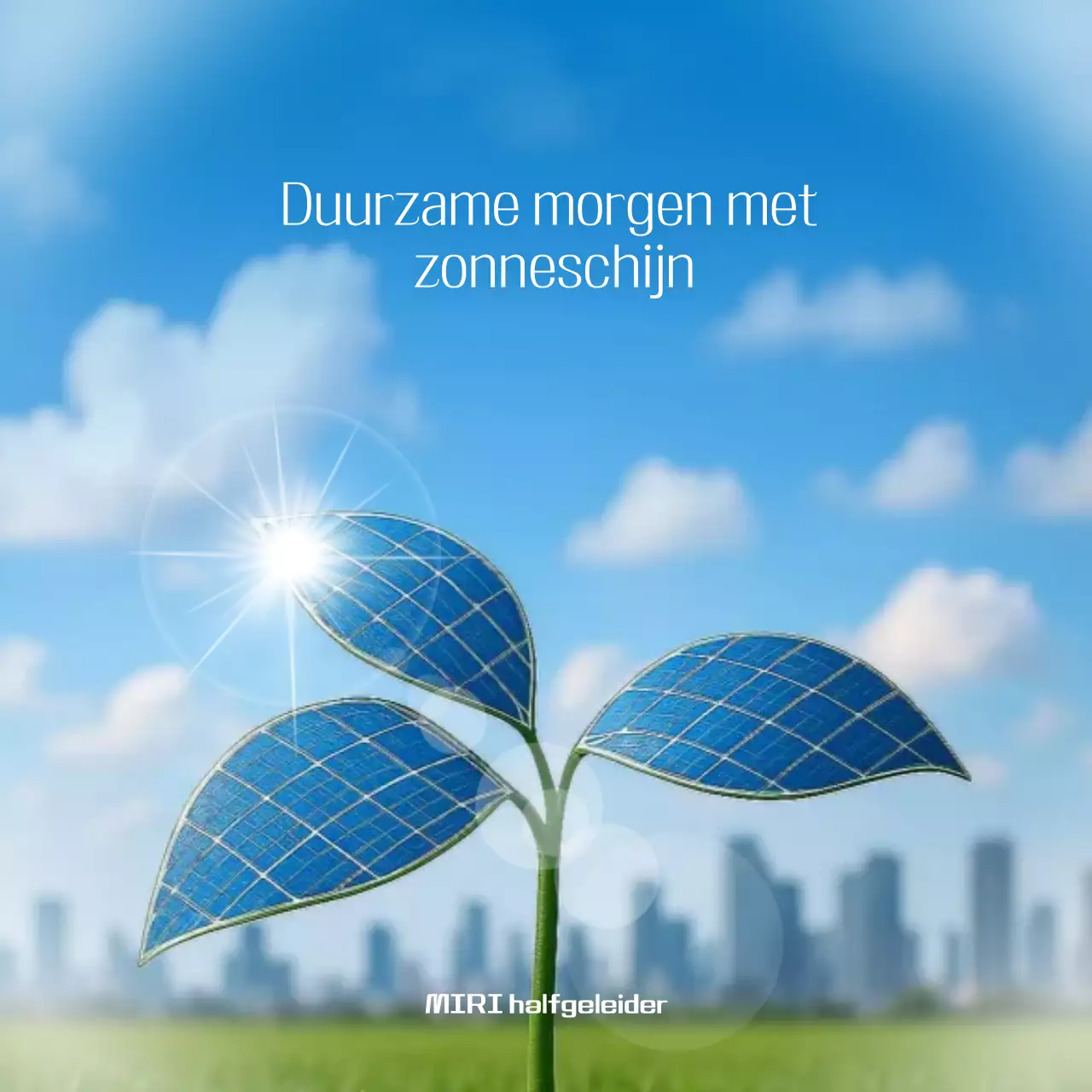 Blauwe Moderne Milieubeschermingscampagne