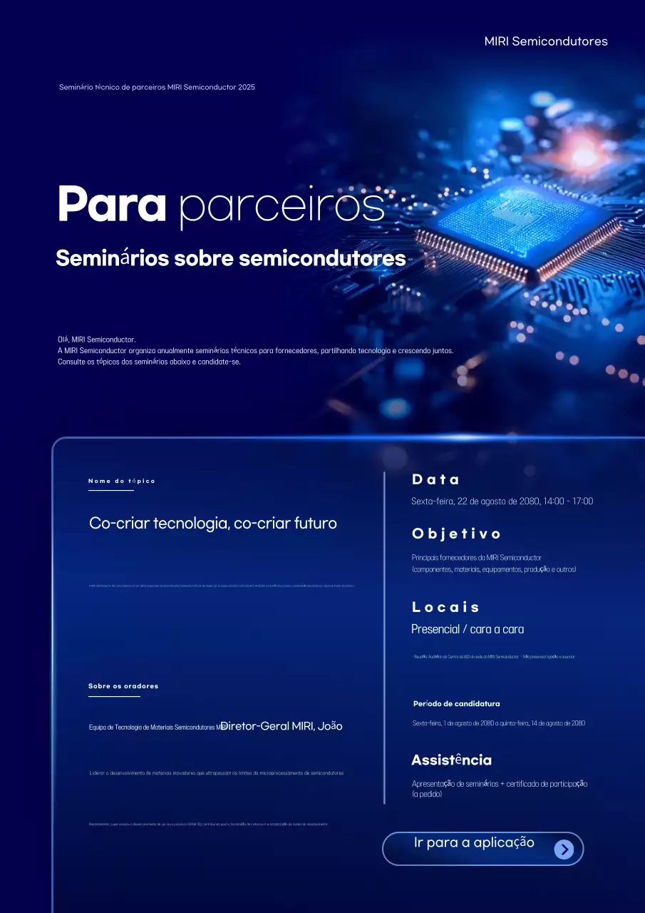 Guia do Seminário de Tecnologia Moderna Azul