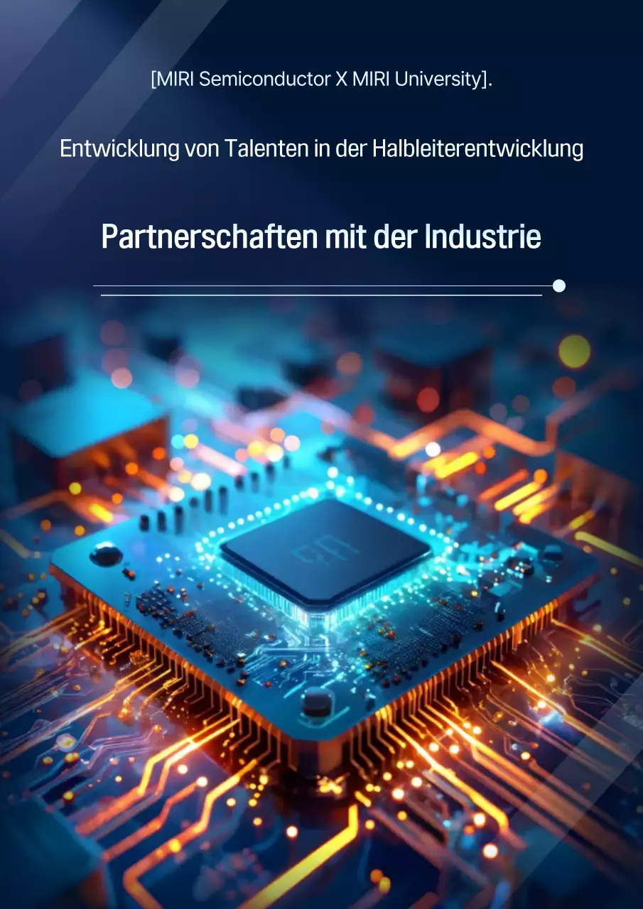 Blue Modern Technology Collaboration Promotion