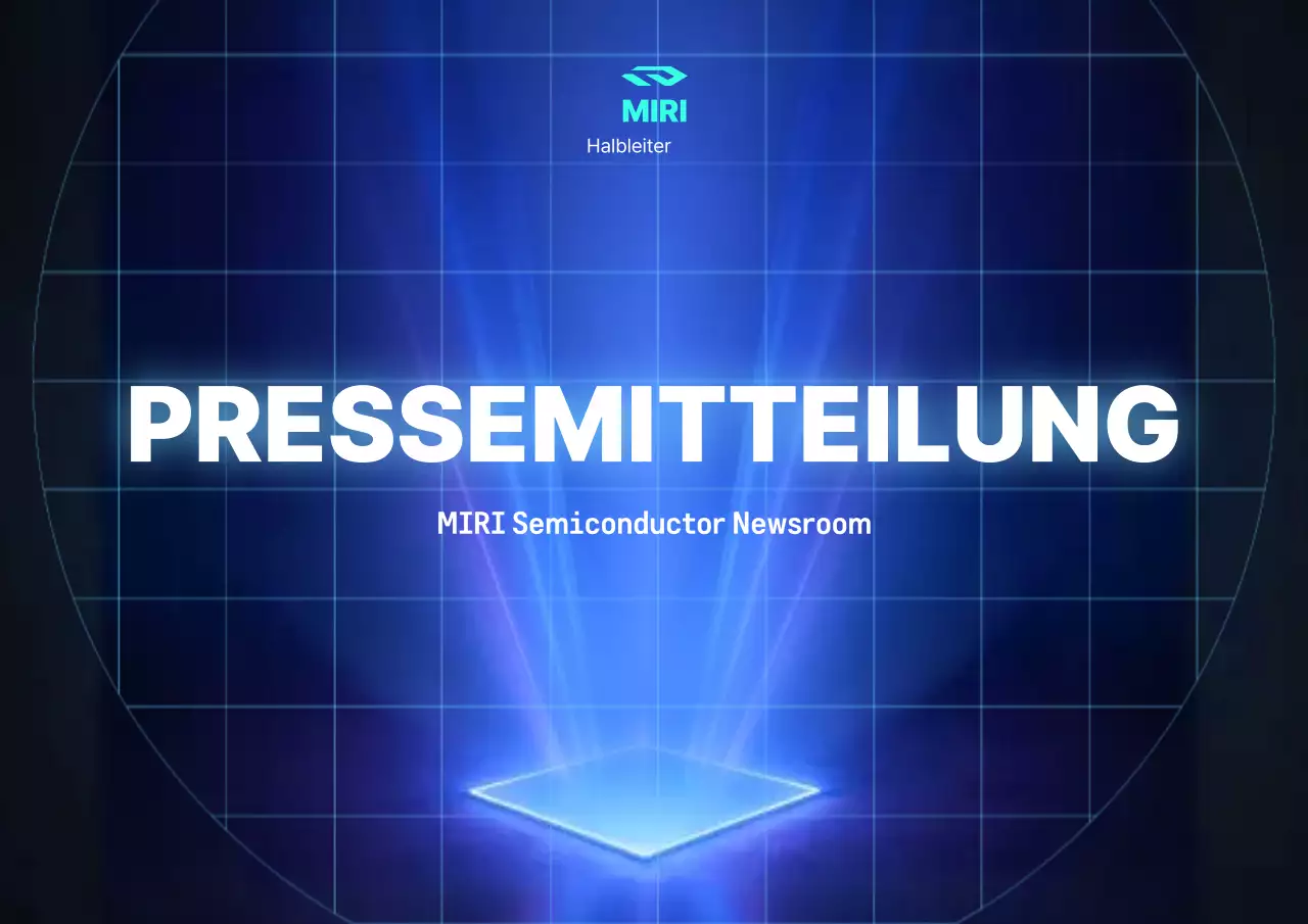 Blaue moderne Technologieförderung