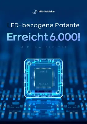 Blaue moderne Technologieförderung