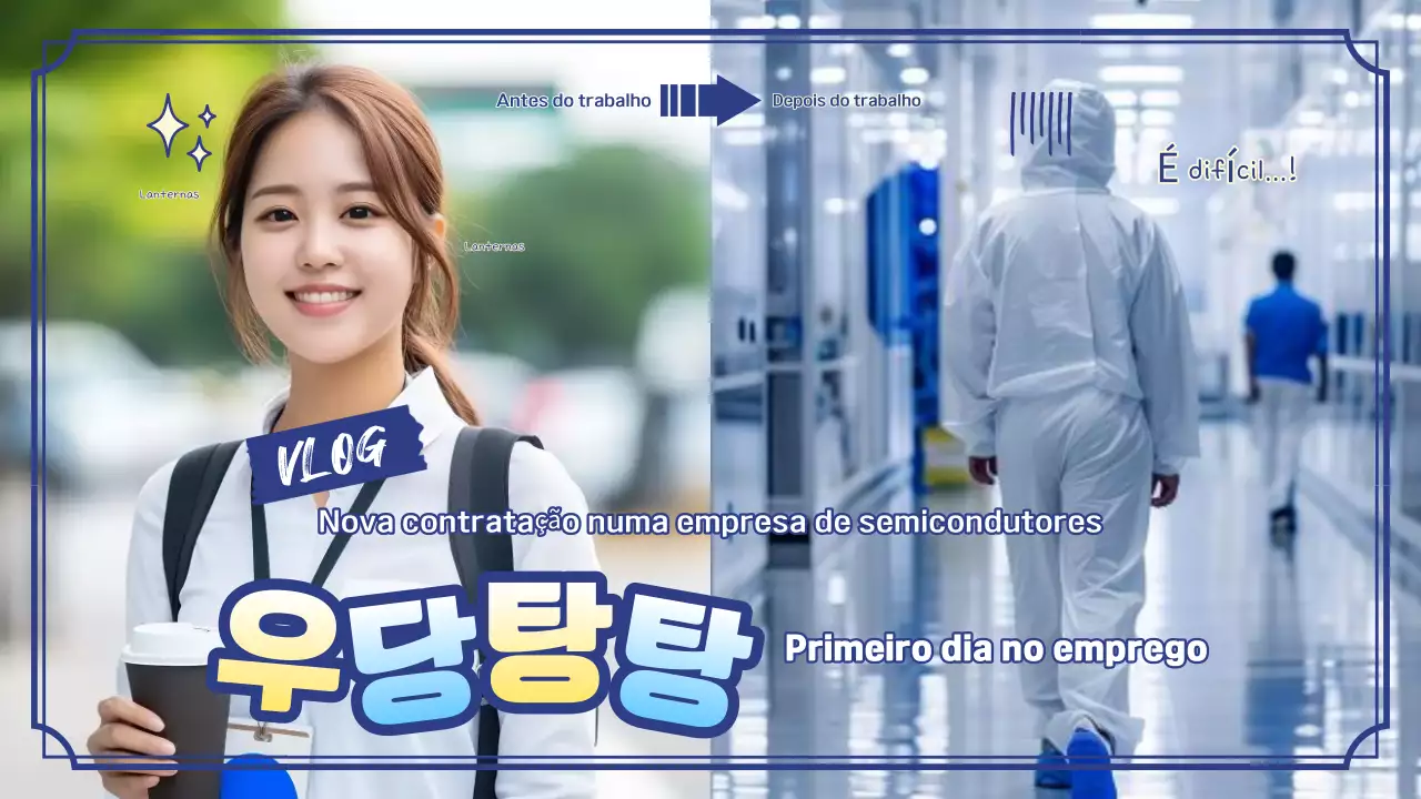 Promoção do Ambiente de Trabalho Moderno Azul